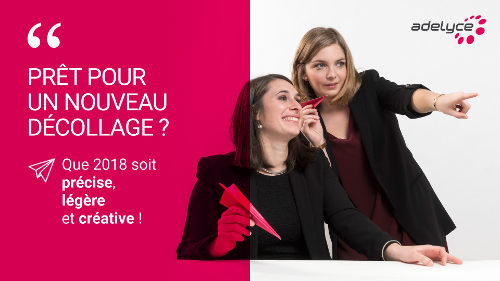 L'équipe Adelyce vous souhaite une année précise, légère et créative !